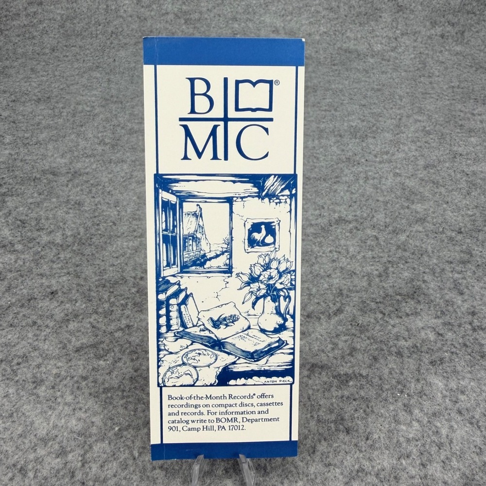 Vintage Book-of-the-Month Records Club BMC Promotional Bookmark BOMR Anton Pieck